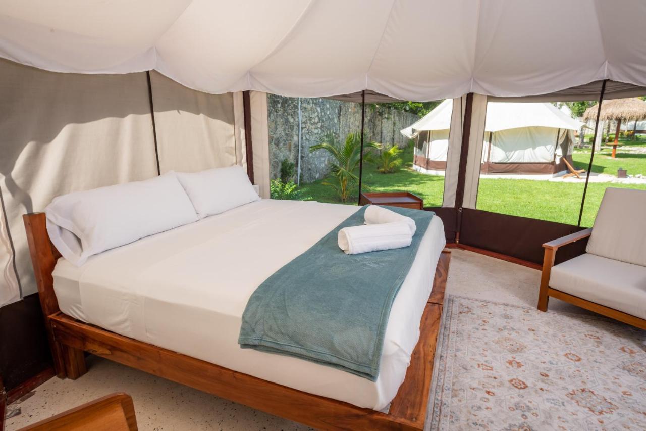 Hotel Xakluum Eco Glampings Puerto Morelos Esterno foto
