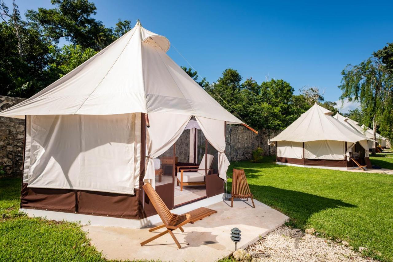 Hotel Xakluum Eco Glampings Puerto Morelos Esterno foto