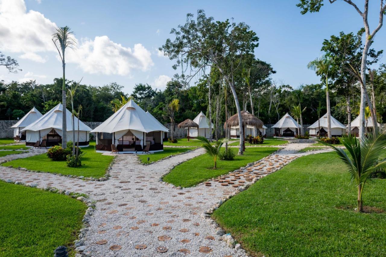 Hotel Xakluum Eco Glampings Puerto Morelos Esterno foto