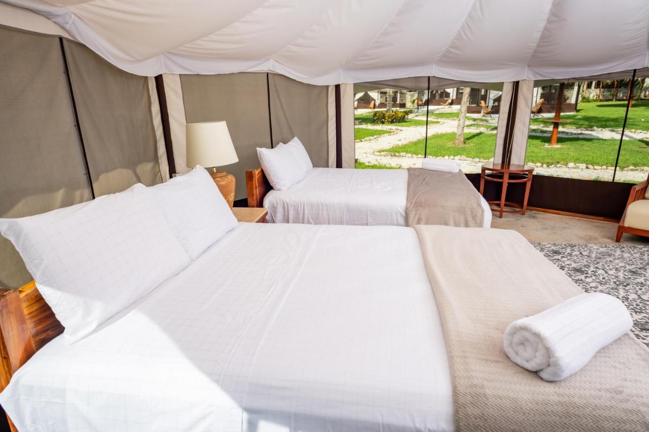 Hotel Xakluum Eco Glampings Puerto Morelos Esterno foto
