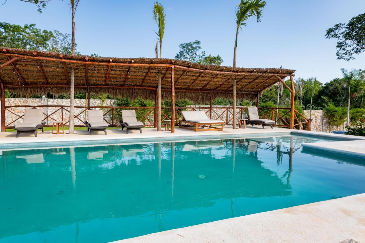 Hotel Xakluum Eco Glampings Puerto Morelos Esterno foto